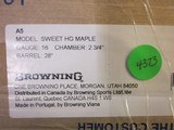 Browning A-5 Sweet 16
28" Hi- Grade Maple New in box - 15 of 15