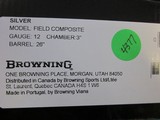 Browning Silver Field Composite 12ga. 26