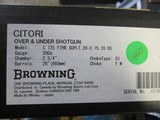 Browning Citori 725 Feather Superlight 20ga. 26
