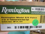 Remington 870 Police Magnum 12ga. 18