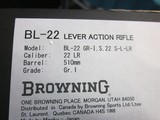 Browning BL-22 Rifle grade 1
new in box .22LR - 9 of 9
