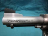 Freedom Arms Model 97 Premier DUAL cylinder 45LC/45ACP Packer style 3 1/2