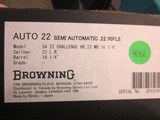 Browning SA -22
Challenge heavy barrel New in box discontinued - 8 of 8
