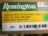 Remington 870 12ga. Police Marine Mag. R25047 - 10 of 11