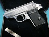Walther PPK .380 Stainless current production New in box