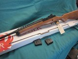 Ruger Mini-14 Ranch rifle 5.56/.223 Blue/wood Like new with box 5 round - 5 of 8