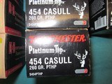 454 Casull Factory Ammo 300 rounds Hornady, Winchester - 2 of 4