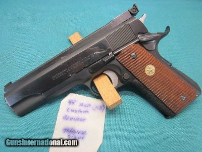 Colt pre 70 series Austin Behlert custom .45ACP Government Model