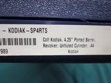 Colt Kodiak .44 Magnum 4.25 in. Ported New in box - 5 of 5