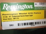 Remington 870 12ga Police 18.5