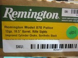 Remington 870 12ga Police 18.5