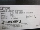 Browning Citori 725 Superlight 20ga. 26