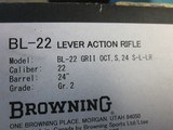 Browning BL-22 Grade 2 Lever 24