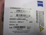 Zeiss Conquest V4 6-24x50 like new in box - 3 of 6