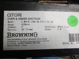 Browning Citori White Lightning .410ga 28