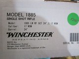 Winchester Model 1885 L W 17WSM 24