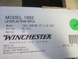 Winchester Model 1892 Carbine 45LC New in box - Image 7 of 7