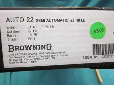 Browning SA-22 grade1 New in box - Image 6 of 6