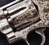 Smith & Wesson Model 27-2, fully Engraved, Nickel plated, 5 - 4 of 7