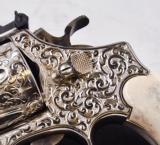 Smith & Wesson Model 27-2, fully Engraved, Nickel plated, 5 - 3 of 7
