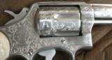 Smith & Wesson Model 65-1, Engraved, Stag Grips S&W medallion grips, with original box - 4 of 6