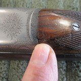 Charles Lancaster 12GA SXS Back Action. - 7 of 15