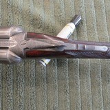 Charles Lancaster 12GA SXS Back Action. - 4 of 15