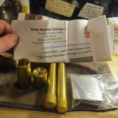 Rocky Mountain Cartridge LLC Shot Loading Kit & 25 16 Brass Hulls