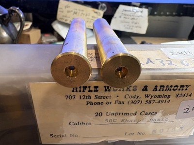 20 Rifle Works & Armory 50 C Sharps Basic - Image 2 of 3
