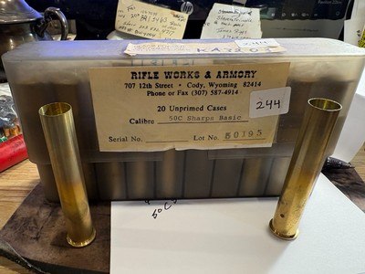 20 Rifle Works & Armory 50 C Sharps Basic - Image 1 of 3
