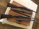 Parker Reproduction 12ga Two Barrel Set Custom Stocked x 2 Matching Set (2) Guns for One $$$ - 1 of 15