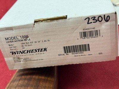 Winchester 1886 Deluxe Rifle 24