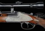MERKEL 323 OVER-UNDER SIDE-PLATED DOUBLE RIFLE WITH SCOPE - 3 of 8