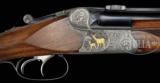 GOLD INLAID OVER-UNDER RIFLE/SHOTGUN COMBINATION GUN BY SULER WAFFEN EXPORT HAUS - 5 of 11