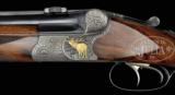 GOLD INLAID OVER-UNDER RIFLE/SHOTGUN COMBINATION GUN BY SULER WAFFEN EXPORT HAUS - 3 of 11