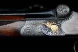 GOLD INLAID OVER-UNDER RIFLE/SHOTGUN COMBINATION GUN BY SULER WAFFEN EXPORT HAUS - 7 of 11