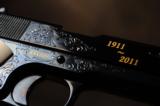 Colt ANVZ C engraved consecutive serial number set RARE 2 of 100 anniversary guns - 3 of 12