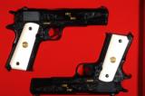 Colt ANVZ C engraved consecutive serial number set RARE 2 of 100 anniversary guns - 1 of 12