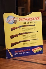 1940"s Winchester cardboard counter top sales display - 1 of 2