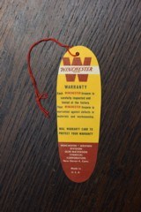 NOS Winchester Model 61 Magnum hang tag - 2 of 2