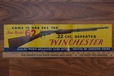 Winchester 62 store window sales banner NOS - 1 of 1