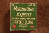 Full box 25 Remington Express 410 SLUGS - 1 of 2