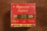 Full box 25 Remington Express 410 SLUGS - 2 of 2