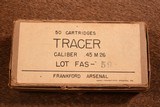 Full box 45 acp TRACER 1953 Korean War - 1 of 3