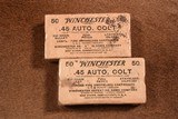 2 boxes Winchester 45 Auto Colt 1941 - 1 of 2