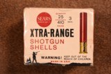 1960's Sears XTRA-RANGE 410 shotgun shells - 1 of 2