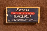 Peters RUSTLESS 45 Auto Ammo from 40's or 50's - 1 of 3