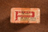 Peters Smokeless Powder 45 Colt Auto Ammo 1920's - 2 of 3