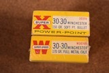 2 boxes of Winchester 30-30 vintage ammo - 2 of 2