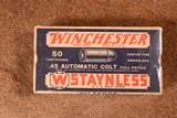 Winchester Staynless 45 Automatic Colt - 1 of 4